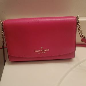 Pink kate spade crossbody purse